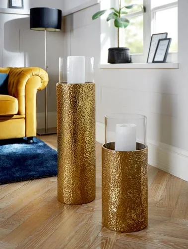 Home affaire Windlicht in gold von Home Affaire
