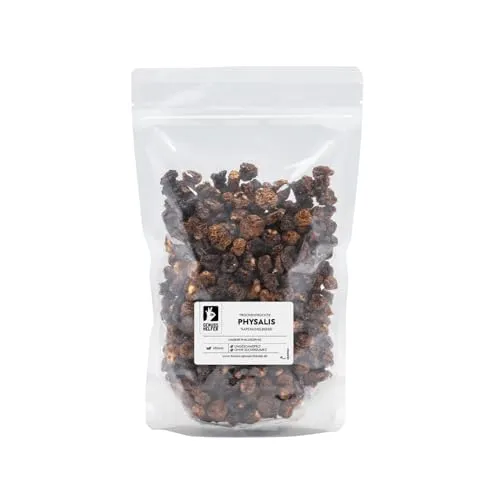 Bremer Gewürzhandel Physalis, getrocknet, ganz, Trockenfrüchte ohne Zuckerzusatz & ungeschwefelt, 600g