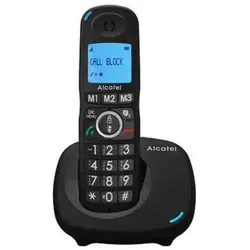 Kabelloses Telefon Alcatel Versatis XL 535 Duo Schwarz