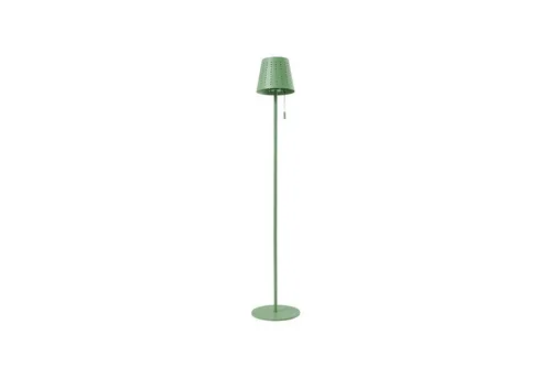 Lindby Außen-Stehlampe Hilario, LED, Metall, Grün - Energiesparende LED-Stehleuchte für den Außenbereich mit Dimmfunktion, ideal für stimmungsvolle Balkone und Terrassen. Robuste Bauweise und harmonisches Design in salbeigrün.