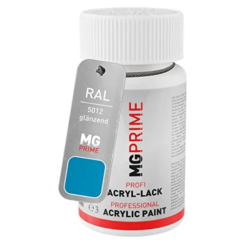 MG PRIME RAL 5012 Lichtblau/Light blue glänzend Lackstift 50 ml schnelltrocknend
