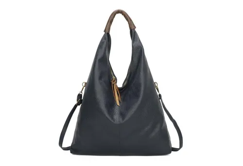 ITALYSHOP24 Schultertasche XXL Damen Shopper Tasche Freizeittasche Hobo Bag Weekender Reisetasche, Urlaub Handtasche Henkeltasche Umhängetasche Beuteltasche Bürotasche