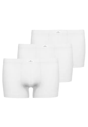 Götzburg Herren Pants, Unterhose - Baumwolle Single Jersey weiß, Uni, 3er Pack 8
