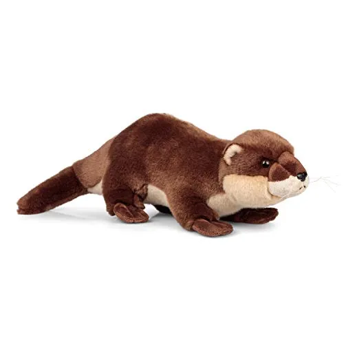 Animigos Plüschtier Otter, Stofftier im realistischen Design, kuschelig weich, ca. 38 cm groß