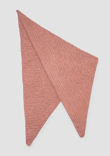 s.Oliver Triangel-Schal mit Strickmuster in orange von s.Oliver