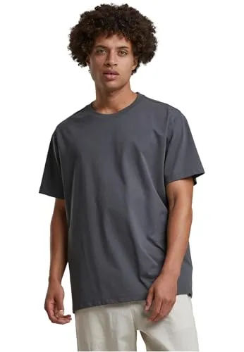 Build Your Brand Men's BY364-Sorona Loose Fit Tee T-Shirt, Magnet, L