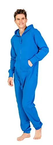 Moniz Herren Jumpsuit, Onesie, Overall (M, Underwater Blue) in blau von Moniz