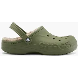 Crocs Herren Pantoletten - Grün - Größe 42/43 - Bequeme Crocs Pantoletten in Grün, Größe 42/43, mit leichtem Synthetik-Obermaterial für optimalen Tragekomfort und vielseitige Verwendung.