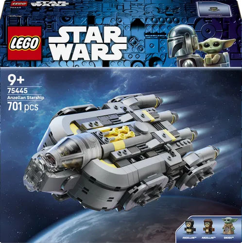 LEGO® Star Wars™ 75445 - Sternenschiff der Anzellaner - Vollständiges Set mit 701 Teilen für kreative Bauabenteuer. Ideal für Fans ab 9 Jahren, um in die Welt von Star Wars einzutauchen.