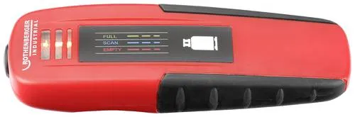 Rothenberger-Industrial Gasfüllstandsanzeiger - Sonstiger Camping-Küchenbedarf mit Ultraschallmessung für präzise Füllstandsanzeige von Propangasflaschen, inklusive mehrfarbiger LED-Anzeige und automatischer Abschaltung.