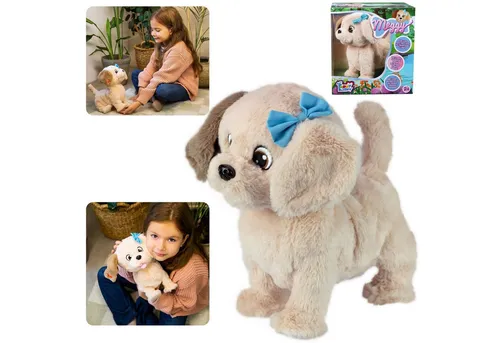 Sarcia.eu Kuscheltier Puppy Luv - Interaktiver Labradorhund, Plüschhund Meggy 2+