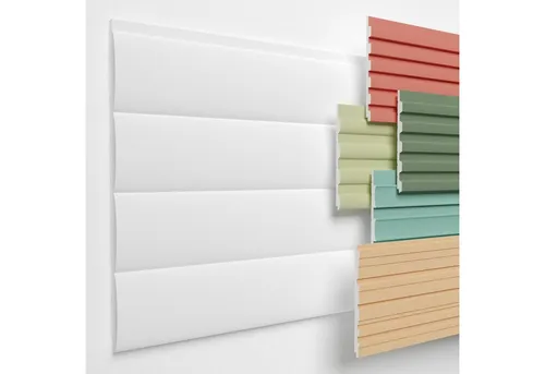 HEXIMO Wanddekoobjekt HLM-4-03 - Deko-Objekte: Individuell gestaltbare Lamellenwand aus XPS für kreative Innenraumgestaltung mit wärmeisolierenden und schalldämpfenden Eigenschaften.
