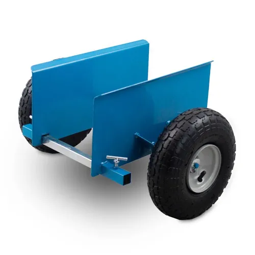 Bituxx Plattenroller Plattenkarren bis 275Kg - Werkstattwagen für den einfachen Transport von schweren Platten bis 275Kg, mit einstellbarer Breite und Luftreifen für müheloses Fahren.