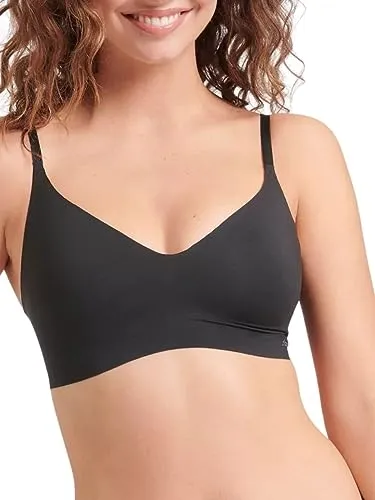sloggi Bustier ZERO Microfibre 2.0 - Nahtlos und bequem - Funktionsunterwäsche mit herausnehmbaren Einlagen, ideal für Yoga und täglichen Komfort, aus elastischer Mikrofaser für eine perfekte Passform.