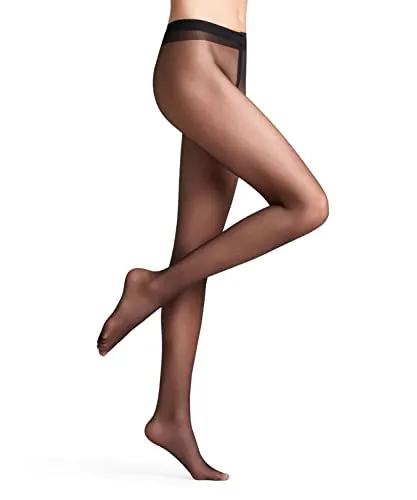 FALKE Damen Strumpfhose Lunelle 8 DEN W Ti ultra-transparent einfarbig 1 Stück, Schwarz Black 3009, L