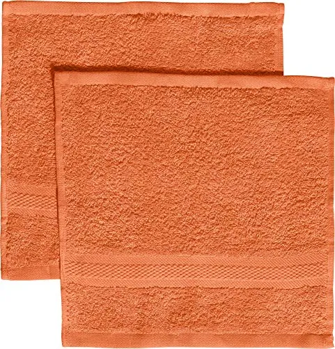 REDBEST Seiftuch 2er-Pack Chicago Terra Größe 30x30 cm - saugstark, strapazierfähig, ideal für Reisen, Sport (weitere Farben)
