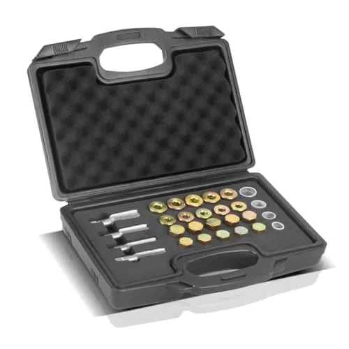 STAHLWERK Ölablassschraube Reparatur Set 64 Teile - Ölablassschrauben-Reparatur Set für professionelle Gewindeinstandsetzung, ideal für schnelle Reparaturen an Ölwannen von gängigen Fahrzeugtypen.