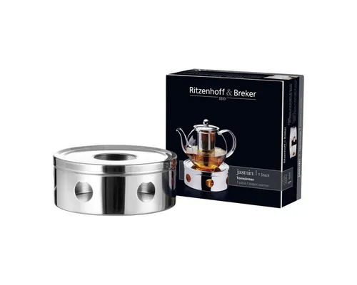 Ritzenhoff und Breker Jasmin Teewärmer 16cm - Eleganter Teewärmer aus Edelstahl, ideal für gemütliche Teestunden. Perfekt für Teller & Schalen und sorgt für die richtige Temperatur.