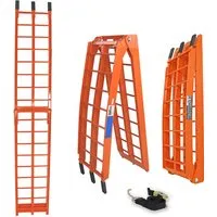 TRUTZHOLM Klappbare Auffahrrampe 180 cm – Traglast 340 kg von Trutzholm