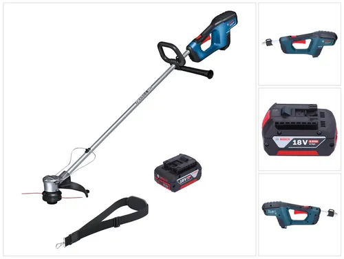 Bosch GRT 18V-33 Professional Akku Rasentrimmer - Rasentrimmer & Motorsensen mit 18 V Brushless-Technologie, kraftvoll und kabellos für müheloses Trimmen und eine perfekte Rasenpflege.