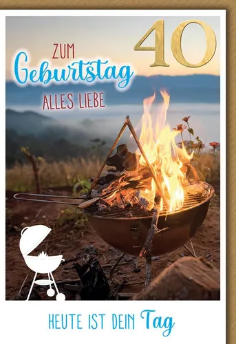 Verlag Dominique Grußkarten 40. Geburtstag