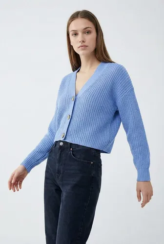 ONLY Strickjacke ONLCAROL NICE L/S CARDIGAN KNT NOOS - Stylische Strickjacke von ONLY im klassischen Design. Mit langen Ärmeln und V-Ausschnitt ideal für vielseitige Outfits. Pflegeleicht und komfortabel – perfekt für jeden Anlass!