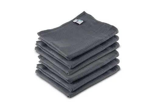 ELEXACLEAN Geschirrtuch Set, 6-tlg. Mikrofaser in grau von ELEXACLEAN