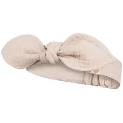 Smarilla Stirnband Kopftuch Babmütze Sommermütze Musselin beige 38/40
