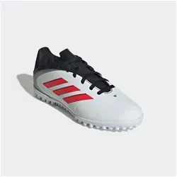 adidas COPA Pure III Club Turf Fußballschuhe für Kinder - Fußballschuhe mit regulärer Passform und Gummisohle für Kunstrasen, aus mindestens 20% recycelten Materialien, ideal für umweltbewusste junge Sportler.