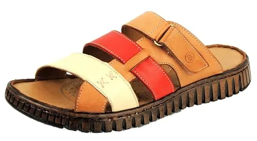 Manitu Damen Pantoletten 39 EU - Elegante Pantoletten für Damen aus echtem Leder mit gepolsterter Decksohle, ideal für Komfort und Stil im Alltag.