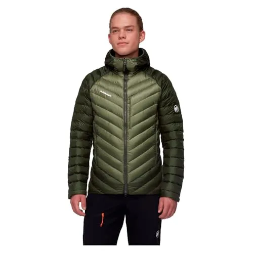 Mammut Broad Peak IN Hooded Jacket Men XL - Outdoor Freizeitjacke für Herren, wind- und wasserabweisend aus recyceltem Pertex Quantum-Material, gefüllt mit 800 cuin Daunen für exzellente Wärme und kompaktes Packmaß.