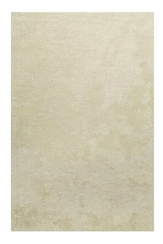 Homie Living Teppich Pisa, rund, Hochflor, 70 cm x 140 cm - Teppich in uni Beige/Braun, 25 mm Florhöhe, schallschluckend und pflegeleicht – ideal für Wohnzimmer und Schlafzimmer.