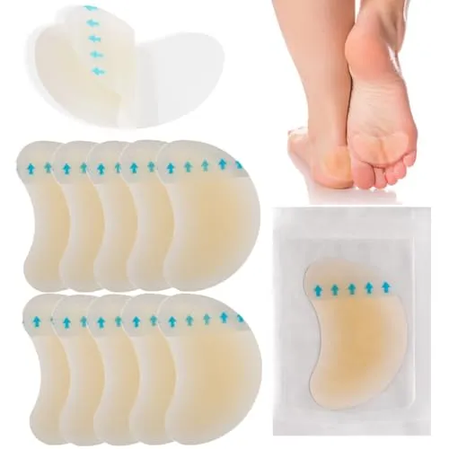 Stück Blasenpflaster Ferse Pflaster Hydrokolloid Pflaster set - für Zehen und Finger Vorfuß Ferse Fersenschutz Schutzhaut 10