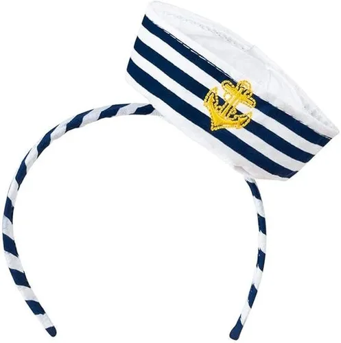 Produktbild Boland 44356 Navy Sailor Tiara – Matrosen Haarreif für Karneval & Party