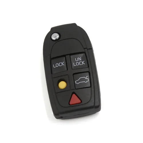 5-Tasten Fernbedienungsgehäuse, Klappschlüsselgehäuse für Volvo S60 S80 V70 XC70