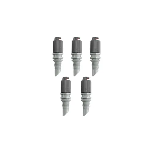 Gardena Sprinklerdüse 180 MDS - 5 Stück - Gartenbewässerung Zubehör mit feinem Sprühstrahl, ideal für Beete bis 3 m Reichweite. Perfekt für präzise und wasserersparende Bewässerung!