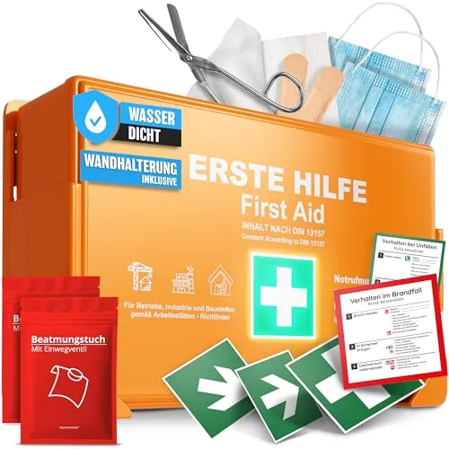 Erste-Hilfe-Koffer Orange von Heldenwerk
