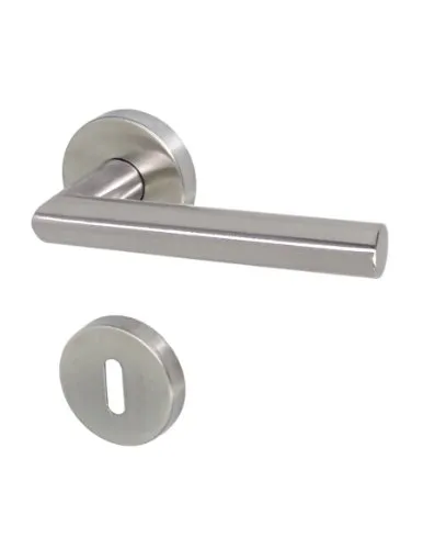 Edelstahl Türbeschlag TA-1206 R BB Türdrücker Türgriffe Türklinke