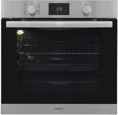 Exquisit EBEP 697-3H A+ Einbaubackofen 60cm - Backofen mit 73L Volumen, Pizzaprogramm und Kindersicherung – ideal für kreative Kochabenteuer in Ihrer Küche.