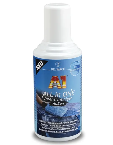 Dr. Wack A1 ALL in ONE Intensivreiniger Außen 500 ml - Effektiver Intensivreiniger für die Außenreinigung, entfernt mühelos Schmutz und pflegt Oberflächen, ideal für Autos und Gartenmöbel