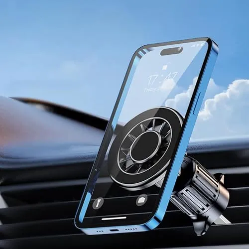 YjkjYii für MagSafe Autohalterung 360°, Universal Magnetische Handyhalterung Auto mit iPhone 15/16/14/13/12 Pro Max Plus Mini, für MagSafe Hülle - Schwarz