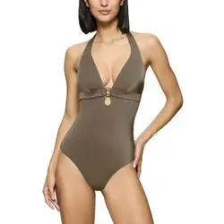Triumph Midnight Swim OP 01 Badeanzug Khaki C 44 Damen von Triumph