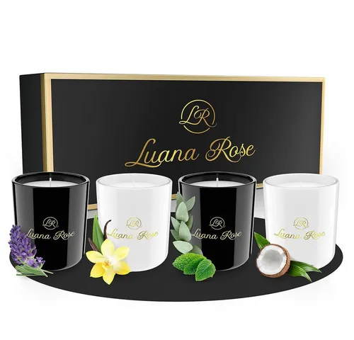 Luana Rose Duftkerzen Geschenkset in schwarz von Luana Rose