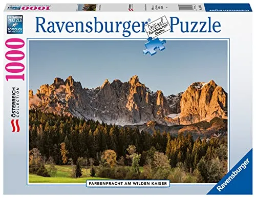 Ravensburger Puzzle 16870 16870-Farbenpracht am Wilden Kaiser-1000 Teile Puzzle für Erwachsene und Kinder ab 14 Jahren, Yellow