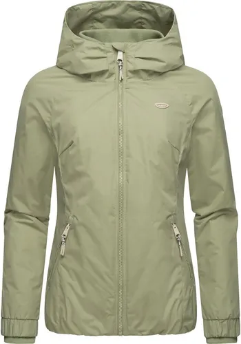 Ragwear Damen Winterjacke Dizzie Warm - Wasserdicht und Stylish in Light Olive, Gr. M - Funktionsjacken: Diese wasserdichte Winterjacke bietet optimalen Schutz vor Wind und Regen mit einem stilvollen Design und weichem Teddyfell-Innenfutter für extra Wärme.