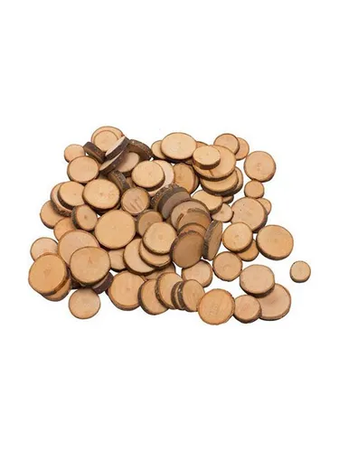 Produktbild Goki Wooden Branch Discs Craft Material 100 pcs.