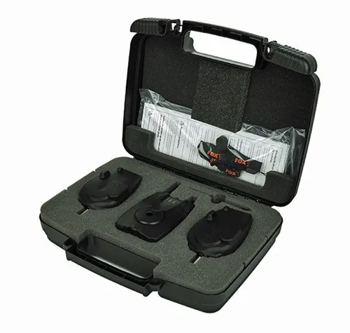 Fox Micron MX 2 Rod Bissanzeiger Set - Bissanzeiger Set für Karpfenangeln mit 4mm Multicolor-LEDs, individuell einstellbarer Sensibilität und Lautstärke. Ideal für präzise Bissanzeige und optimale Sichtbarkeit.