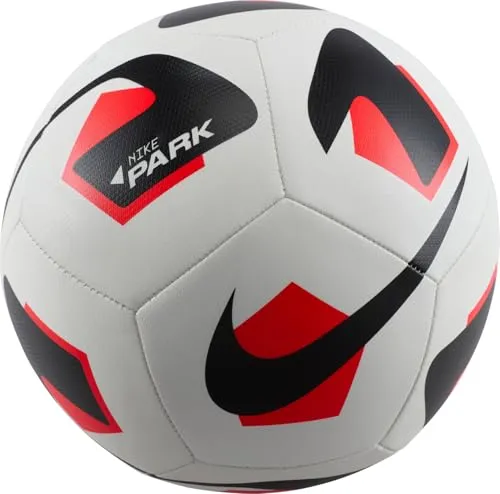 Nike FZ7551-100 NK Park Team - 2.0 - FA24 Recreational Soccer Ball Unisex White/Bright Crimson/Black Größe 4