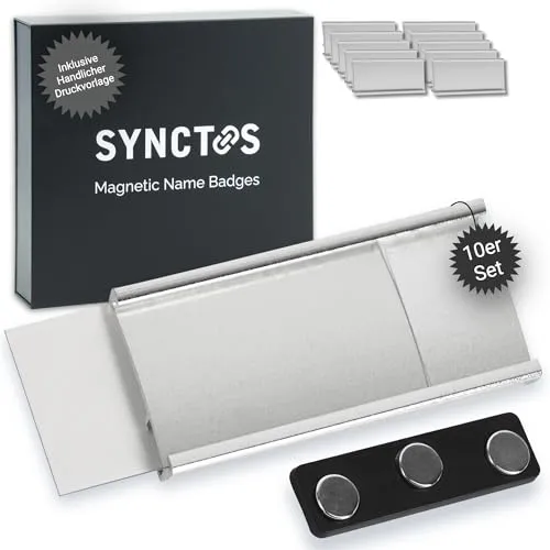 Synctos Namensschild Magnetisch von Synctos