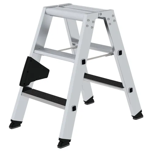 Stehleiter Clip-Step 2x3 Stufen aus Aluminium von Günzburger Steigtechnik